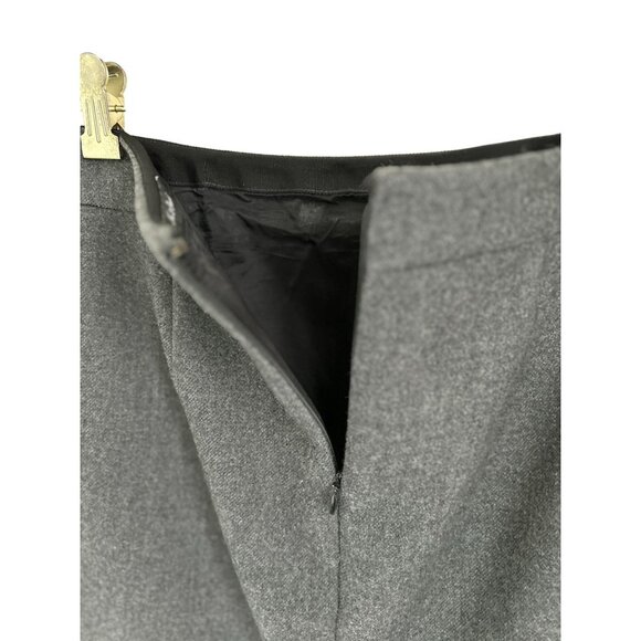 J. Crew Gray No. 2 Pencil Skirt 100% Wool Lined Straight Career Size 0 - Picture 5 of 8
